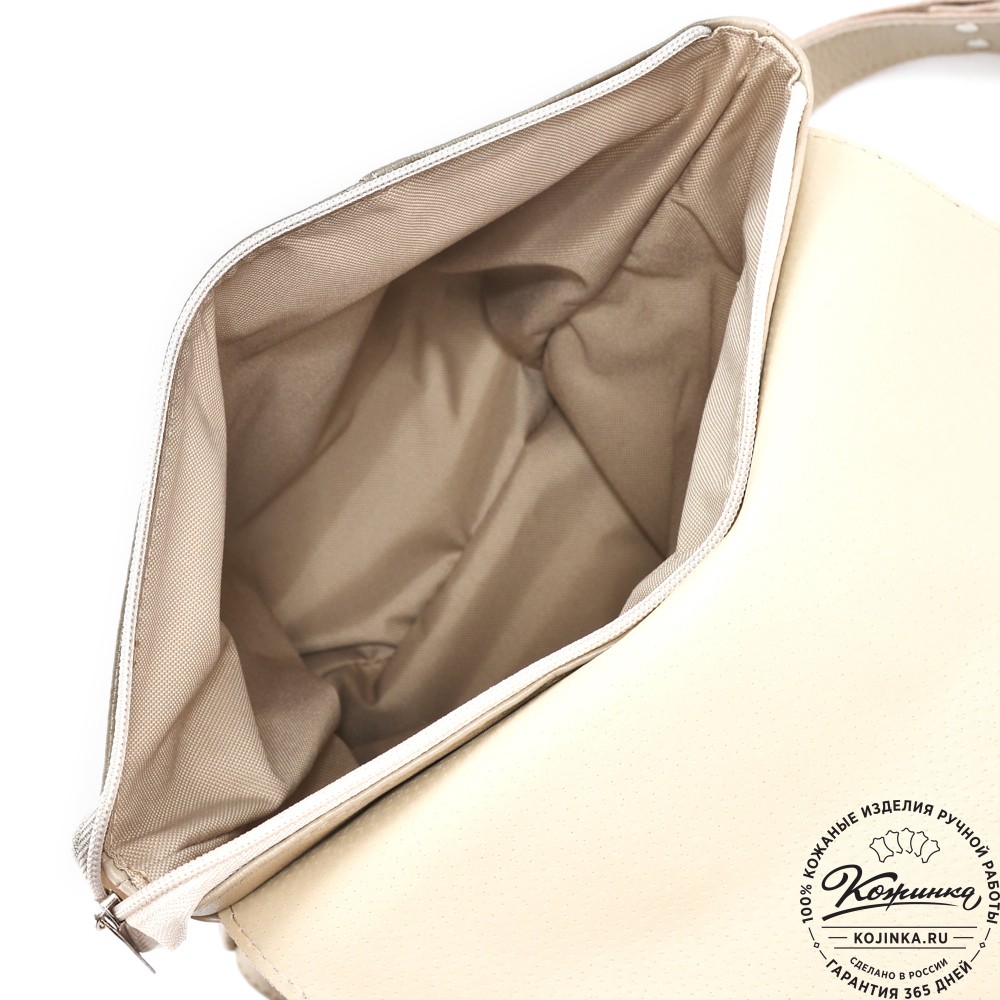 Кожаный рюкзак "Голландия New" (бежевый)